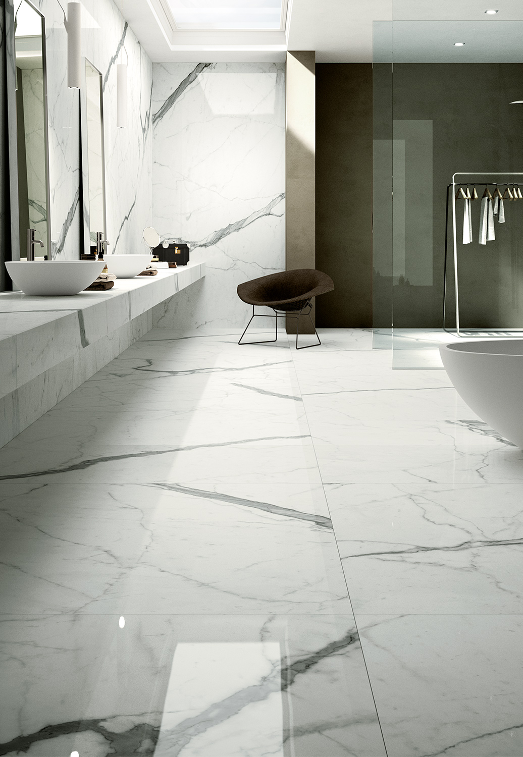 Large Thin Porcelain Slabs | Marble Look | Stonica